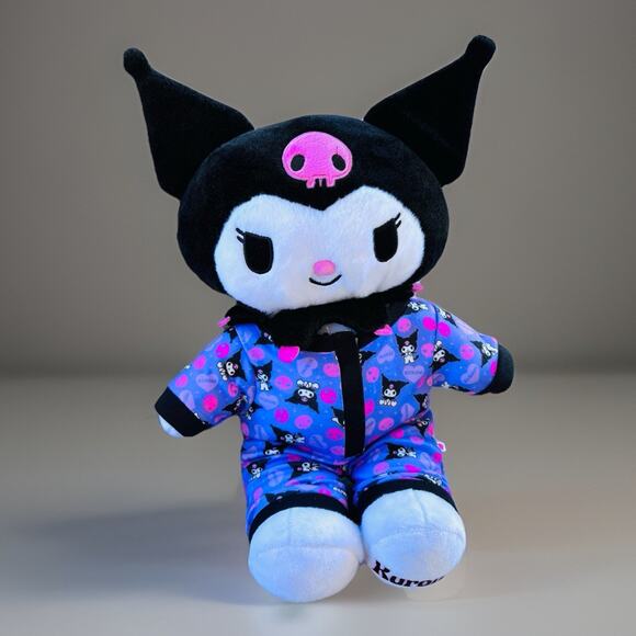 Build A Bear KUROMI w/ PJ Sleeper Hello Kitty Sanrio Plush 2023 - Picture 1 of 7